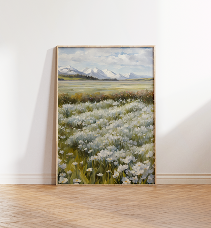 Spring Meadow Painting