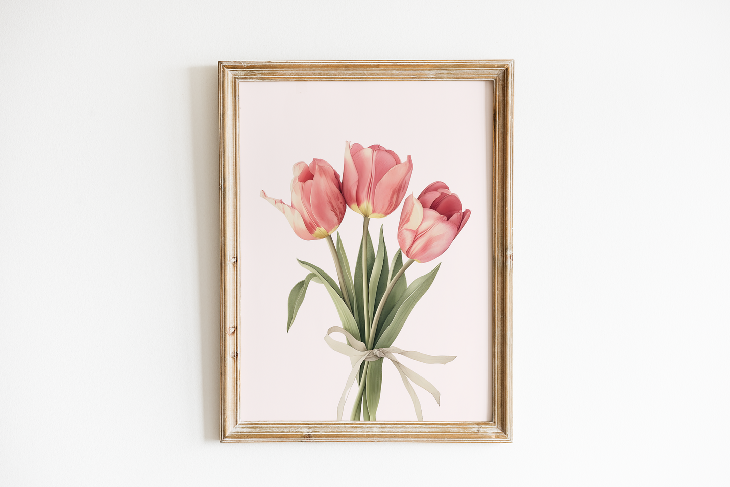 Vintage tulip flower