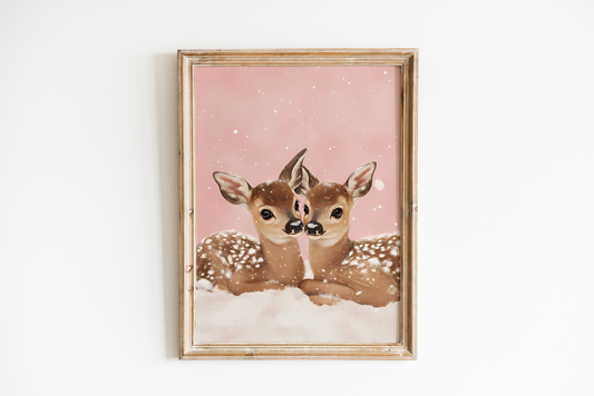 Vintage Christmas Deer