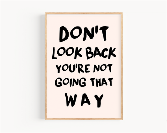 Don't Look Back