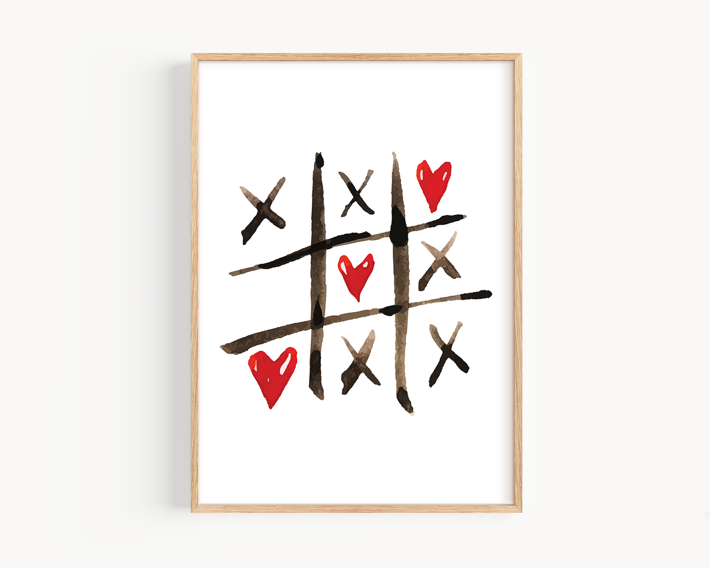 Tic Tac Toe, Lucky Girl Art