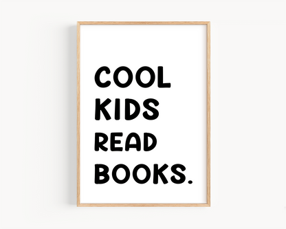 Cool kids read books