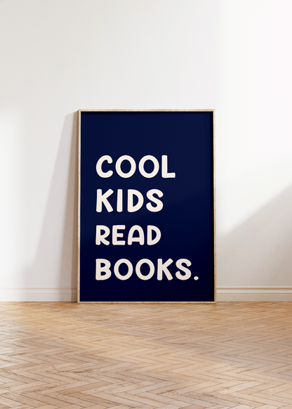 Cool kids read books