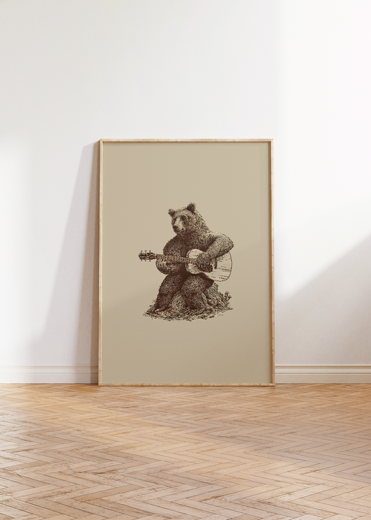 Bear Playing Guitar