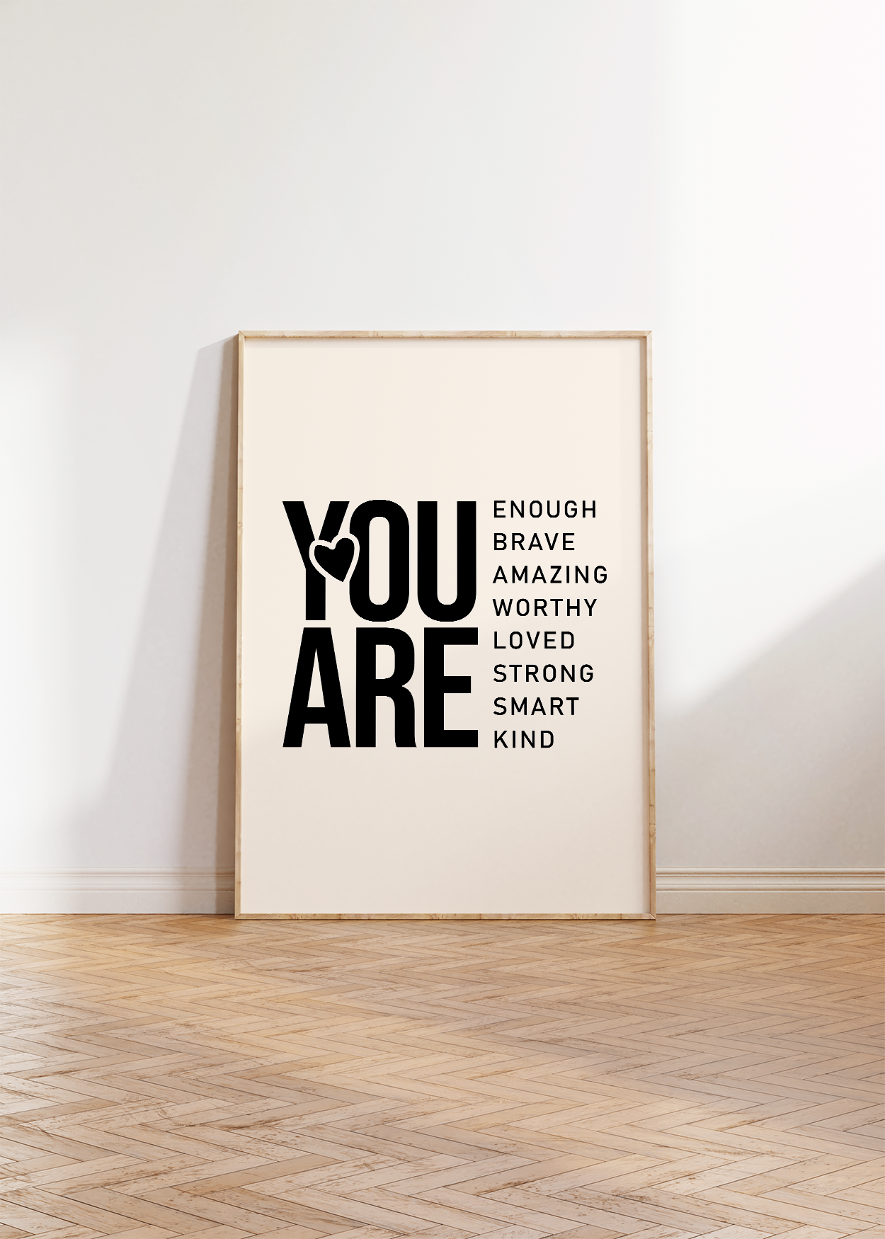 You Are Poster Inspirational Quote